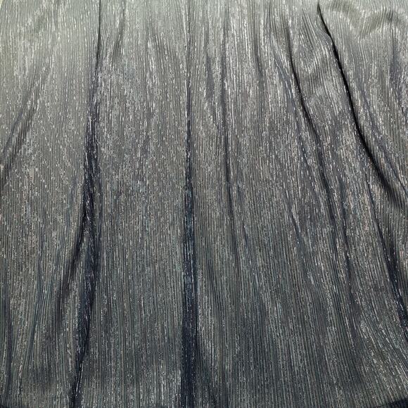 Show Me Your Mumu Eva Mini Dress Black Gray Blue Metallic Icicle Holiday Medium - Picture 8 of 10